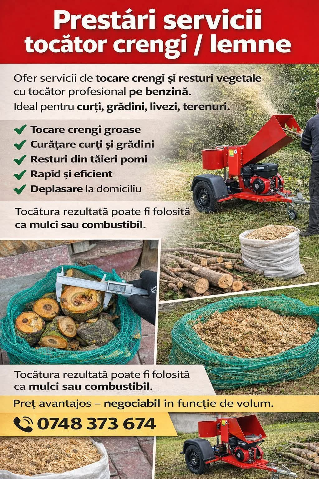 Tocător crengi profesional